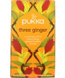Pukka Herbs - Organic Herbal Tea Three Ginger - 20 Tea Bags - Buy Online on GoSupps.com
