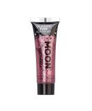 Classic Fine Face & Body Glitter Gel by Moon Glitter - Pink - Cosmetic Festival Glitter Face Paint for Face Body Hair Nails - 12ml - Buy Online on GoSupps.com
