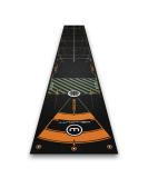 WELLPUTT 13ft Black Golf Putting Training Mat - Improve Your Putting Skills Easily - Buy Online on GoSupps.com