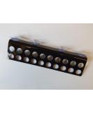 Reef-Geeks Coral frag rack 20 hole laser cut acrylic Zoa Marine coral.(Jet Black) - Buy Online on GoSupps.com