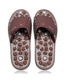 Byriver foot massage device Foot massage slippers massage shoes reflex zone massage sandal relief from plantar fasciitis (03m) 40-42 brown - Buy Online on GoSupps.com