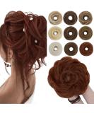 SEGO Auburn Large Bun Hairpiece with Elastic Band - Hair Tie & Extensions for Women - Ponytail Braid (55g) - Buy Online on GoSupps.com