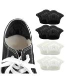 Shop WLLHYF 4 Pairs Self-Adhesive Heel Pads - Anti-Blister Cushion Inserts for Loose Shoes (Black & Apricot) - Universal Fit for Men & Women - Buy Online on GoSupps.com