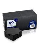Black 2-Ply Disposable Beverage Napkins (300 Count) - Ideal for Bar, Cocktail, Weddings, Birthday - EU Made - Buy Online on GoSupps.com