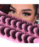 Calphdiar A-7 Fluffy 18mm Faux Mink False Eyelashes - C Curl, 8 Pairs - Buy Online on GoSupps.com