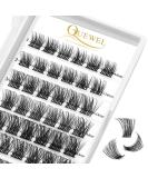 QUEWEL 72 PCs Cluster Eyelashes - 14mm DIY Individual False Eyelashes for Soft Makeup | Quh-S012-14mm - Buy Online on GoSupps.com