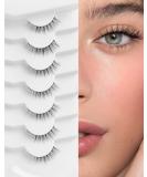 Natural Short Eyelashes | Wispy Fake Lashes for a Natural Look | K50 Graduated Style 10mm - Buy Online on GoSupps.com
