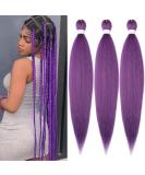 YDDM 20 Inch Pre-Stretched Braiding Hair Extensions - 3 Packs Lavender Jumbo Braids Kunsthaar for Braiding - Buy Online on GoSupps.com
