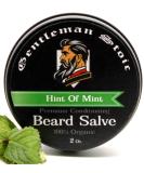 Premium Beard Balm for Men - Argan & Avocado Oil Vitamin E - Stop Itch & Flaking - Fresh Mint 2oz - Strengthening & Conditioning - Buy Online on GoSupps.com