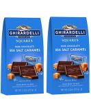 Ghirardelli Dark & Sea Salt Caramel Chocolate Squares, 5.32 oz - Pack of 2 - Buy Online on GoSupps.com
