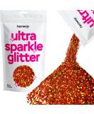 Hemway Extra Chunky Glitter 100g - Bronze Holographic Cosmetic Safe 1mm | Shop Internationally - Buy Online on GoSupps.com