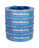 Buy Little Birds 4x Refill Cassettes for Angelcare Windeiler & Litter Licorn II - Up to 320 Diapers - 7-Layer Odor Protection - Buy Online on GoSupps.com