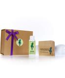 Motherlylove SENSITIVE SKIN Gift Box: Natural Soothing Repair Oil & Shea Butter Soap - Vegan Formula, Made in UK by Expert Midwife - Buy Online on GoSupps.com