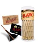 RAW Classic 1-1/4 Pre-Rolled Cones Bundle - 50 Pack and Cone Loader - Buy Online on GoSupps.com