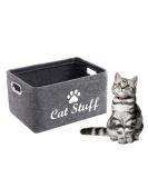 Geyecete Dog Apparel & Accessories/Pet Supplies Storage Basket - Collapsible Grey Bin for Office, Bedroom, Closet & Toys - Buy Online on GoSupps.com