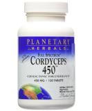 Buy Planetary Herbals Cordyceps 450mg - Full Spectrum, 120 Tablets for Energy & Vitality - Buy Online on GoSupps.com
