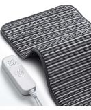 Heating Pad for Back, Neck and Shoulder Pain Relief, Electric Heating Pads for Cramps with 6 Heat Settings, Auto Shut-Off, Moist Dry Heat Options, Machine Washable, 12" x 24", Gifts for Women, Men Stripe - Buy Online on GoSupps.com