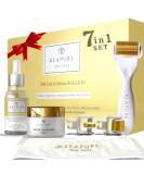 Derma Roller Kit for Face & Body - 540 Microneedle Set with Moisturizing Cream & Vitamin C Serum | Stretch Marks & Skin Care Solutions - Buy Online on GoSupps.com