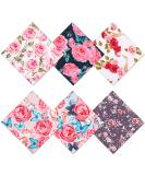 Amaxiu Flower Microfiber Glasses Cleaning Cloths - 6 Piece Multicolored Set | Soft & Reusable | Perfect for Sunglasses Camera Cell Phones & Laptops - 16x16cm - Buy Online on GoSupps.com