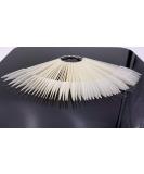 Buy 2 Sets of 100 Fan Shape Nail Art Tips - Plastic Display Polish Boards with Metal Split Ring Holder | Natural Color - International Shipping Available - Buy Online on GoSupps.com