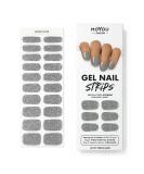 MOYOU LONDON Semi Cured Gel Nail Wraps - Salon-Quality Manicure Set (20 Pcs) with Nail File & Cuticle Stick - UV/LED Lamp Required - Buy Online on GoSupps.com