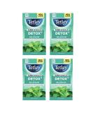 Tetley | Super Herbals | Detox with Selenium | Mint Infused Tea Bags | 4x20 Tea Bags - Buy Online on GoSupps.com