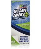 Stain Away Plus Denture Cleanser, 8.1-Ounce (Pack of 3) (Bonus pack 90 for the price of 80) - Buy Online on GoSupps.com