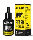 Heraw Beard Oil for Men - Nourishing & Styling Beard Oil with Argan Jojoba & Almond Oil - 30ml - Boost Beard Growth & Softness - Buy Online on GoSupps.com