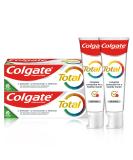Colgate Toothpaste Total Original 2x75ml - 12-Hour Protection Cleans Teeth & Gums - Healthy Mouth Care (150ml Pack) - International Shipping Available - Buy Online on GoSupps.com