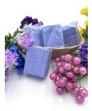 EDMIS Organic Natural Blueberry Soap Set - 4 Handmade Chemical-Free Bar Soaps - Buy Online on GoSupps.com