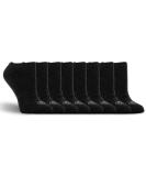 Doctor's Choice Diabetic No Show Socks - Size 9-11 (4 Pairs, Black, Medium) - Buy Online on GoSupps.com