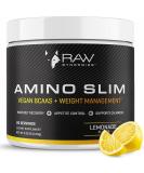Amino Slim: Vegan BCAA Weight Loss Drink for Women | Post Workout Recovery & Fat Burning | Appetite Suppressant & Metabolism Booster | Stress Relief Lemonade 5.29oz - Buy Online on GoSupps.com