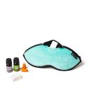 Redolence Aromatherapy Plush Sleep Mask Set with Lavender and Peppermint Essential Oils - Calm Sea Green - Buy Online on GoSupps.com