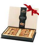 Assortment Sweets Gift Box - Baklava  Pistachio and Almond - Authentic Middle East Sweets - Elegant Gift Box - Net Weight 500 Grams ( Approx. 50 Pieces ) - Buy Online on GoSupps.com