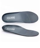 Walkhero Orthotic Insoles for Plantar Fasciitis Relief - High Arch Support Gray Men s 10-10.5 & Women s 12-12.5 - Buy Online on GoSupps.com