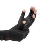Copper Fit ICE Compression Gloves Infused with Menthol for Maximum Recovery, Black, Large/X-Large - Buy Online on GoSupps.com