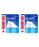 Band Aid Tru-Absorb Gauze Sponges 4 x 4 - 100 Count (2 Packs) - Buy Online on GoSupps.com