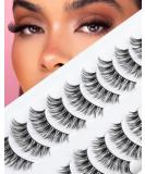 10 Pairs D-M07 14mm Mink Full Volume False Lashes | Natural Cat Eye Lashes with Lifting Effect - Buy Online on GoSupps.com
