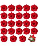 24 Pieces Red Rose Flower Hair Clips and Brooches for Women and Girls - Elegant Boho Floral Hair Accessories - Buy Online on GoSupps.com
