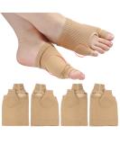 Upgraded Toe Pads - Breathable Bunion Cushion Sleeves for Men & Women | Comfortable Elastic Foot Protectors for Day & Night Relief | 2 Pairs - Buy Online on GoSupps.com