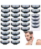 Buy Wusanna Razor Blades (28 Pieces) - Compatible with Gillette Mach3 | 3-Blade Men's Razor Refills | Perfect Gift Ideas for Men - Buy Online on GoSupps.com