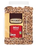 Snyder's of Hanover Mini Pretzels 40 Oz Canister - 2.5 Pound Pack of 1 | Crunchy Snack Pretzels - Buy Online on GoSupps.com
