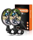 Cyclespeed bike mirror bike rear mirror 360 rotatable bike mirror foldable for handlebar 20-38mm bike mirror for e-bike MTB racing bike (2 pieces) - Buy Online on GoSupps.com