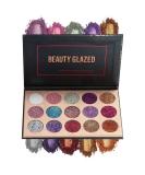Beauty Glazed Glitter Eyeshadow Palette 15 Colors Shimmer Ultra Pigmented Makeup Eye Shadow Powder Long Lasting Waterproof - Buy Online on GoSupps.com
