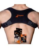 Hyperz Posture Corrector - Adjustable Back Brace for Men Women & Teens | Shoulder Pain Relief | Comfortable & Discreet Back Support - Buy Online on GoSupps.com