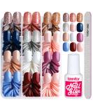 Teenitor Short Press on Nails - Glossy Glitter Fake Nails 288pcs - Buy Online on GoSupps.com