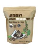 Anthony's Organic Ground Chia Seed 1 lb Finely Ground Cold Milled Gluten Free Non GMO - Buy Online on GoSupps.com