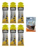 Buy Science in Sport GO Isotonic Energy Gels - 6 x 60ml Bundle | Vegan Gluten Free Lactose Free | Includes Elastic No-Tie Shoe Laces - Lemon & Lime - Buy Online on GoSupps.com