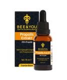 Bee & you propolis tincture propolis drops 20% (30ml) standardized additives propolis extract rich in useful polyphenols and flavonoids mix in muesli and yoghurt - Buy Online on GoSupps.com