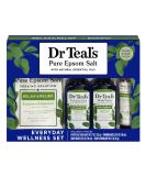 Dr Teal's Relax & Relief Bath Gift Set - Eucalyptus & Spearmint Essential Oil | 4 Piece International Shipping - Buy Online on GoSupps.com